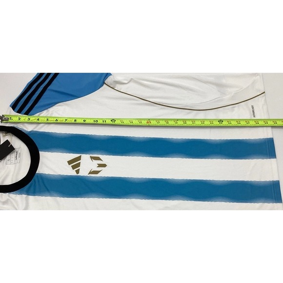 NWT Adidas Lionel Messi Training Soccer Jersey Argentina Size L AEROREADY - Picture 5 of 5